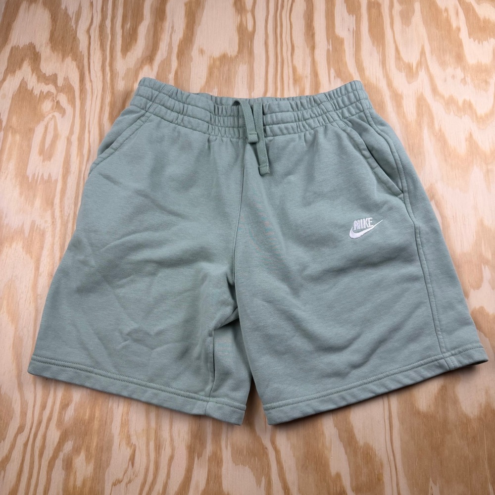 Nike Boys Sportswear Club Fleece Shorts Sage Green XL TG EG French Terry